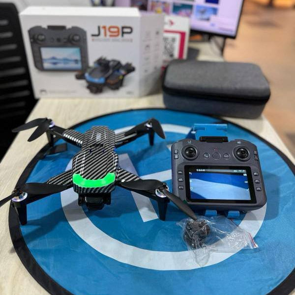 Dron J19P/Nuevo dron aéreo inteligente con pantalla Smart Remorte con pantalla de 9 pulgadas.